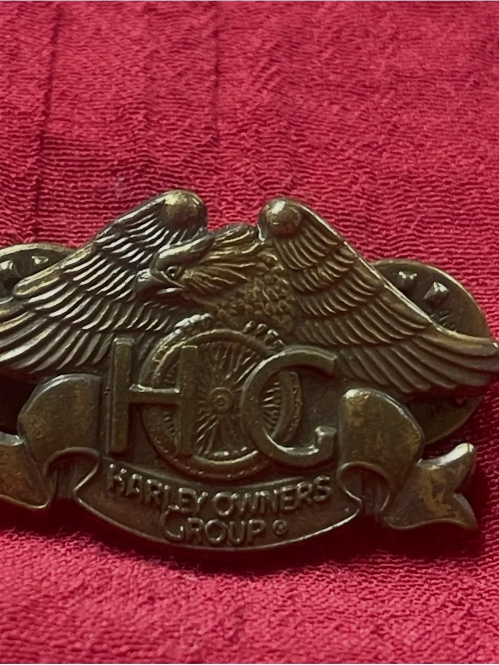 Vintage 1993 Harley Owners Group Pin Badge